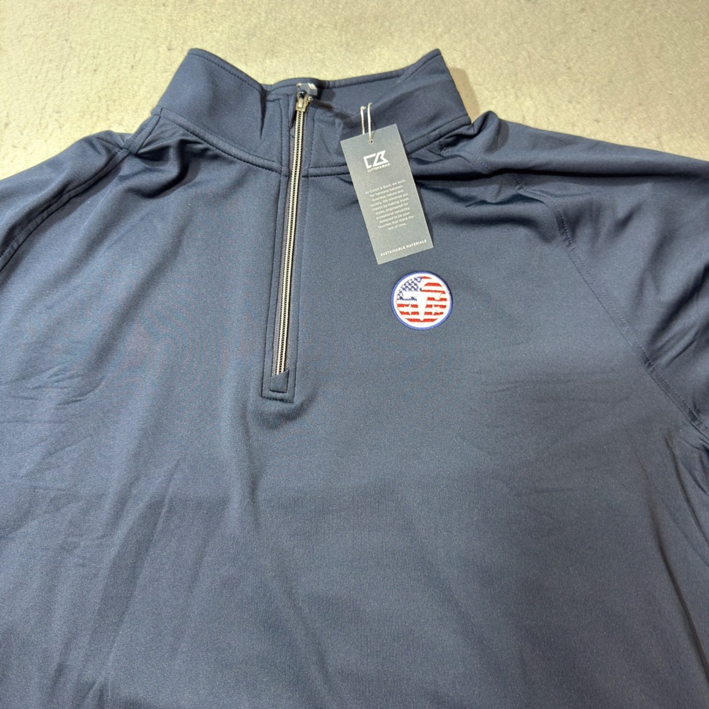 Cutter & Buck Adapt Eco Knit Pullover Men XXL Navy NWT Tennessee Titans Football